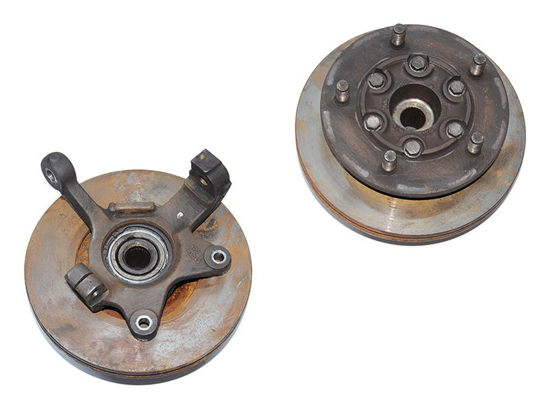 Поворотный кулак левый R15 RENAULT MASTER 98-10 (РЕНО МАСТЕР) (7700302125, 93194862, 4403021, 4417993, 4418632,