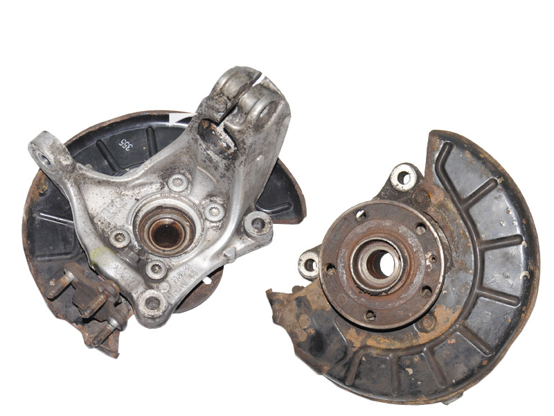 Поворотний кулак лівий c ABS VOLKSWAGEN PASSAT B7 10-15 (ФОЛЬКСВАГЕН ПАССАТ B7) (3C0407253F, 3C0407257F, 8J0598625,