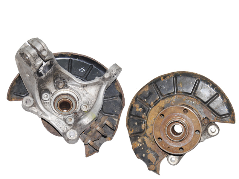Поворотний кулак правий з ABS VOLKSWAGEN PASSAT B7 10-15 (ФОЛЬКСВАГЕН ПАССАТ B7) (3C0407254F, 3C0407258F, 8J0598625,