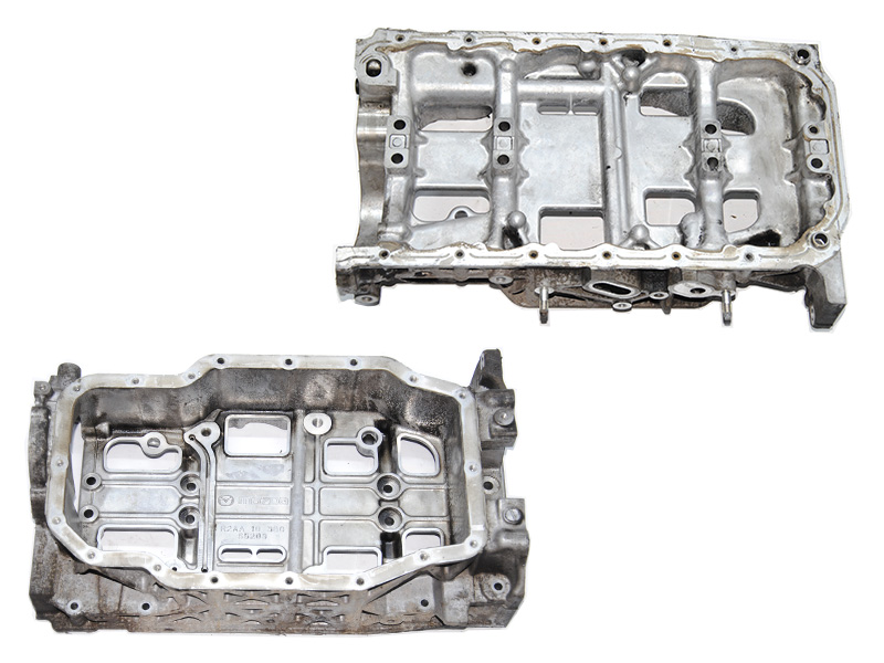 Піддон мотора 2.2 MZR-CD верхня частина алюмінієвий MAZDA CX-7 06-12 (МАЗДА CX-7) (R2AA-10-380, R2AA-10-380C, R2AA10380, R2AA10380C)