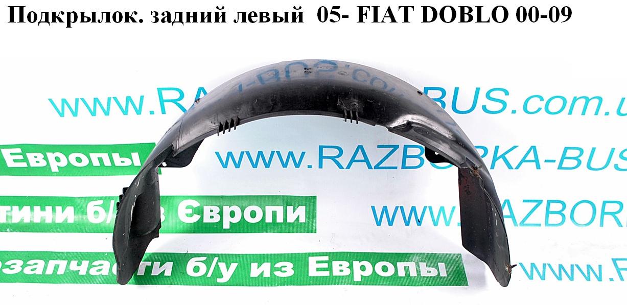Подкрылок задний левый 05- FIAT DOBLO 00-09 (ФИАТ ДОБЛО) (51766058)
