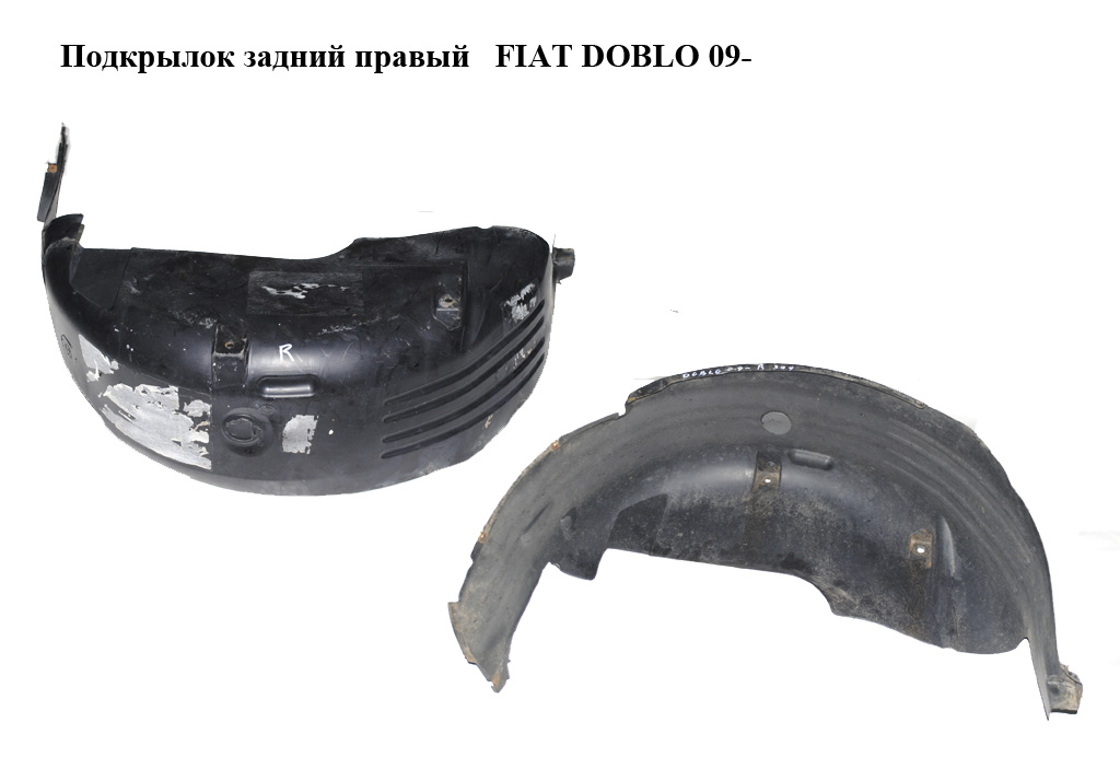 Подкрылок задний правый FIAT DOBLO 09- (ФИАТ ДОБЛО) (51810636)