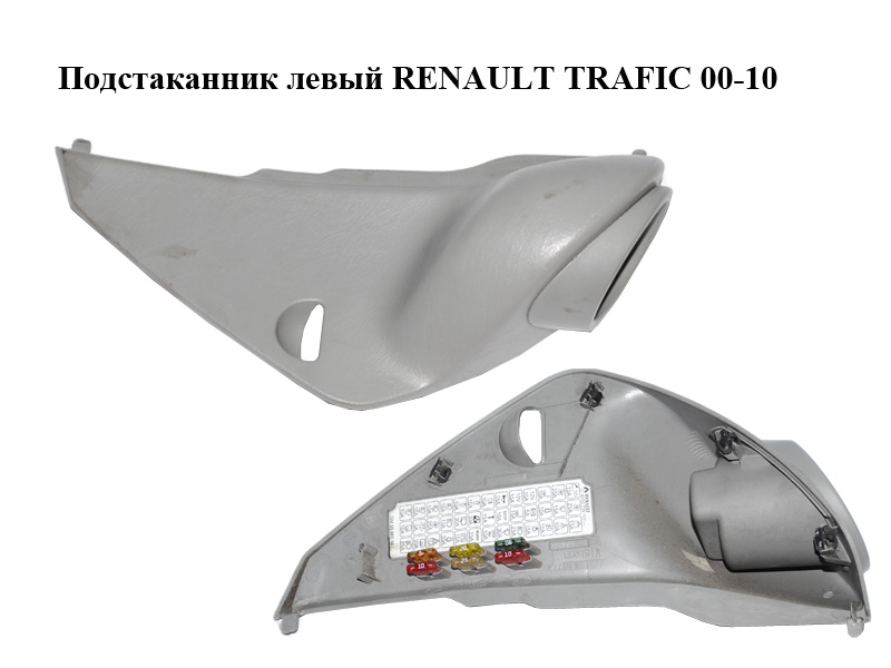 Підстаканник лівий RENAULT TRAFIC 00-10 (РЕНО ТРАФІК) (8200003556, 91165850)