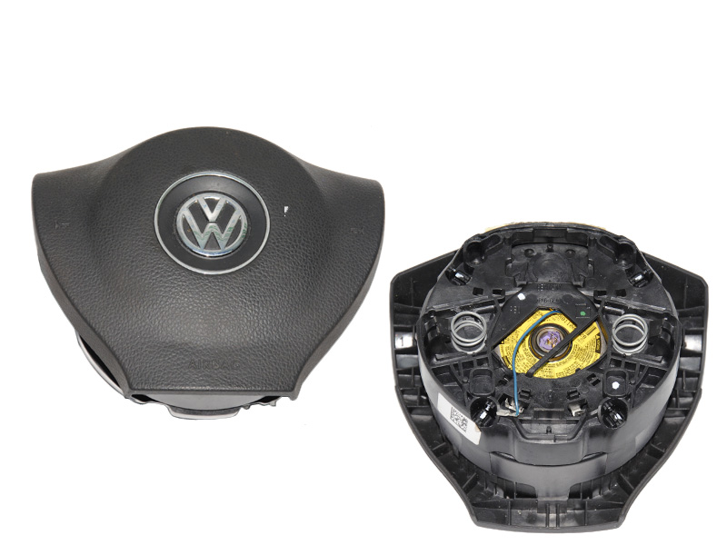 Подушка безопасности в руль VOLKSWAGEN PASSAT B7 10-15 (ФОЛЬКСВАГЕН ПАСCАТ B7) (3C8880201T, 306842899N44-AH)
