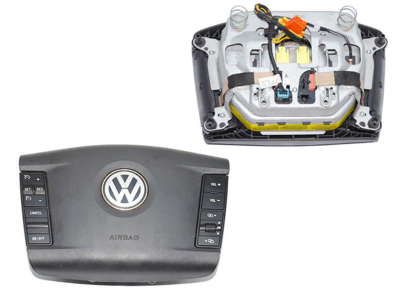 Подушка безпеки в кермо мульти VOLKSWAGEN TOUAREG 02-10 (ФОЛЬКСВАГЕН ТУАРЕГ) (7L6880201EG)