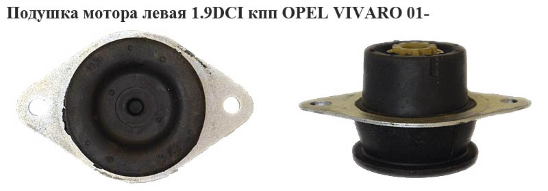 Подушка мотора ліва 1.9DCI кпп OPEL VIVARO 01- (ОПЕЛЬ ВИВАРО) (4408759, 8200003824)