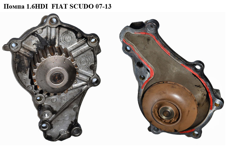 Помпа 1.6HDI FIAT SCUDO 07-13 (ФИАТ СКУДО) (1201G9, 1609417680, 11517805992, 1201.G9, 1201G1, 1364681)