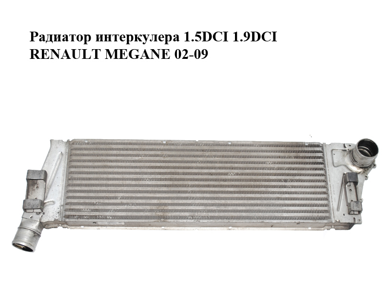 Радіатор інтеркулера 1.5DCI 1.9DCI RENAULT MEGANE 02-09 (РЕНО МЕГАН) (8200115540)