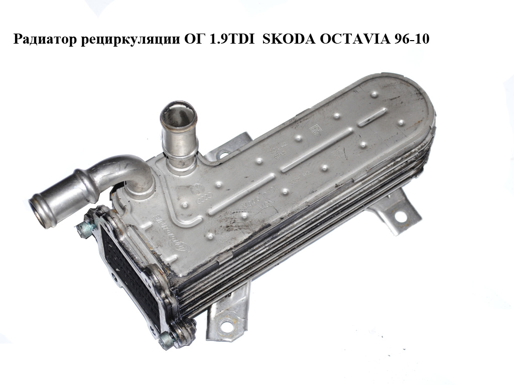 Радіатор рециркуляції ОГ 1.9TDI SKODA OCTAVIA 96-10 (ШКОДА ОКТАВІЯ) (038131513D)