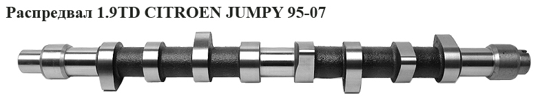 Розподільний вал 1.9TD CITROEN JUMPY 95-07 (СИТРОЕН ДЖАМПИ) (0801Т5)