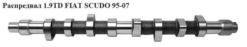 Розподільний вал 1.9TD FIAT SCUDO 95-07 (ФІАТ СКУДО) (0801T5, 9624835288, 215906, 64924689)