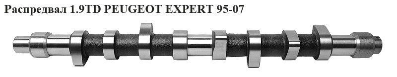 Розподільний вал 1.9TD PEUGEOT EXPERT 95-07 (ПЕЖО ЕКСПЕРТ) (0801Т5)