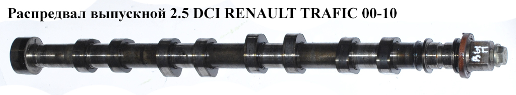Розподільний вал випускний 2.5 DCI RENAULT TRAFIC 00-10 (РЕНО ТРАФІК) (8200019183)