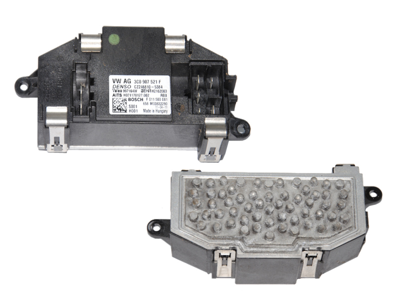 Резистор печки климат VOLKSWAGEN PASSAT B7 10-15 (ФОЛЬКСВАГЕН ПАСCАТ B7) (3C0907521F)