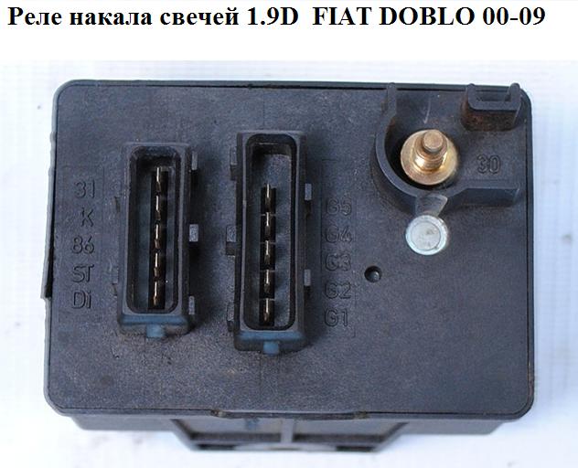 Реле накалу свічок 1.9D FIAT DOBLO 00-09 (ФІАТ ДОБЛО) (0281003015)
