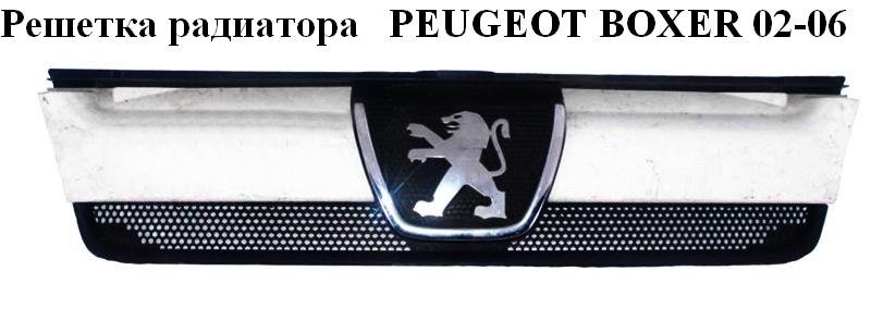 Решітка радіатора PEUGEOT BOXER 02-06 (ПЕЖО БОКСЕР) (7804P9)