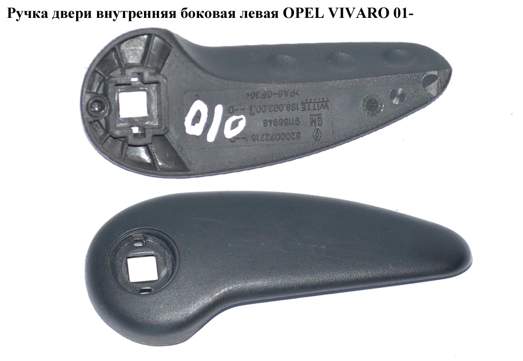 Ручка двері внутр. бокова ліва OPEL VIVARO 01- (ОПЕЛЬ ВИВАРО) (8200072716)