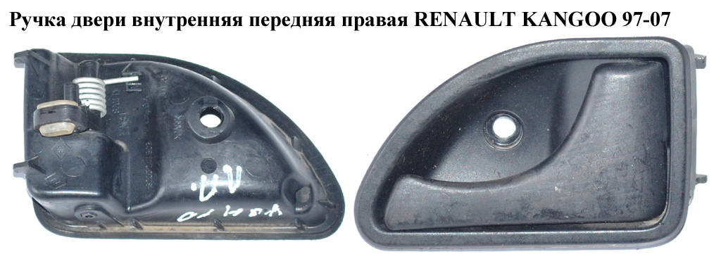 Ручка двери внутреняя передняя правая RENAULT KANGOO 97-08 (РЕНО КАНГО) (7700309314, 7700308219, 7700820524)