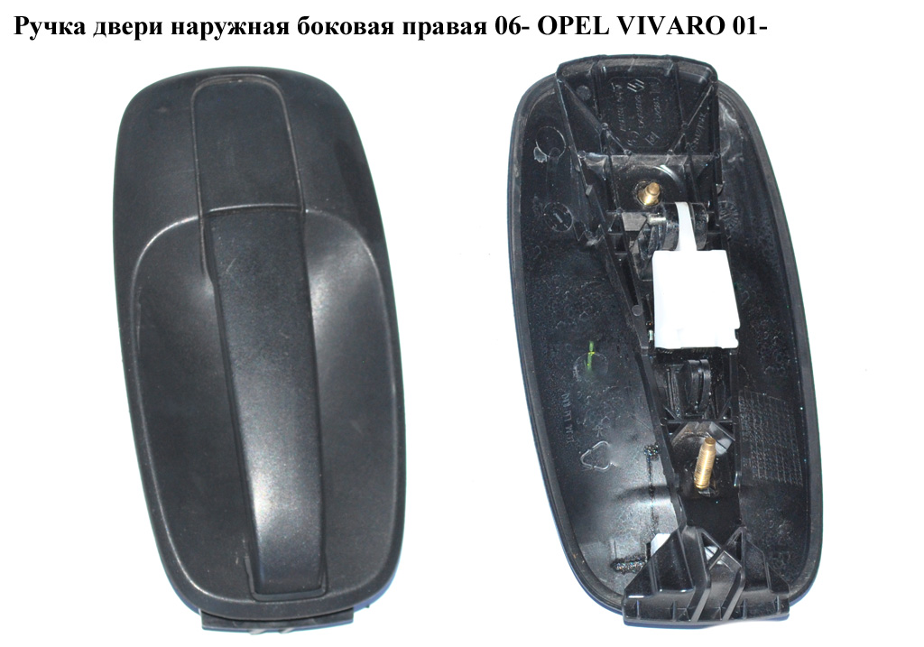 Ручка двери наруж. боковая правая 06- OPEL VIVARO 01- (ОПЕЛЬ ВИВАРО) (8200214656, 8200004407)