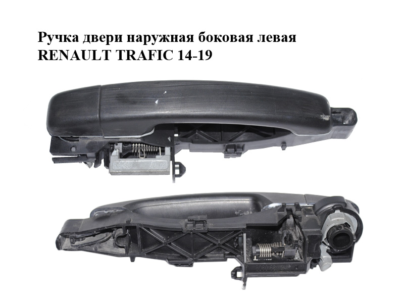 Ручка дверей зовнішня бокова ліва RENAULT TRAFIC 14-19 (РЕНО ТРАФІК) (806068194R, 806062978R, 806061829R, 806061908R, 808406464R)