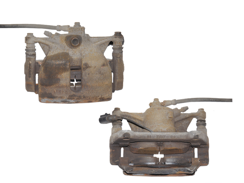 Суппорт передний правый TRW 312/25/57 VOLKSWAGEN PASSAT B8 14-23 (ФОЛЬКСВАГЕН ПАСCАТ B8) (8V0615124D, 8V0615126A)