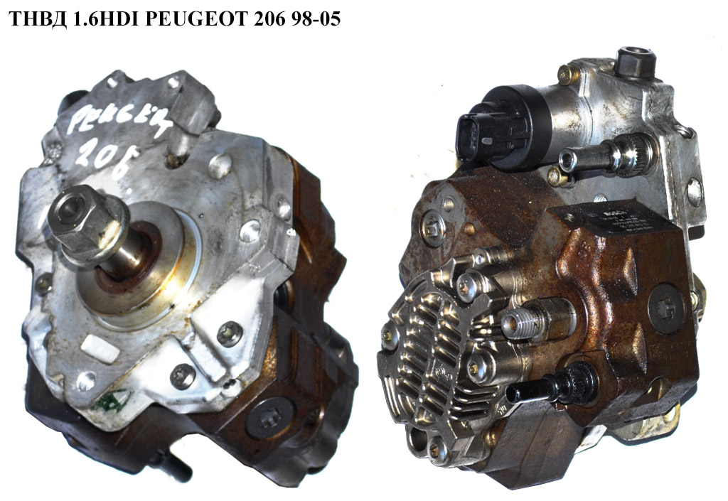 ТНВД 1.6HDI PEUGEOT 206 98-05 (ПЕЖО 206) (0445010089, 9651844380)