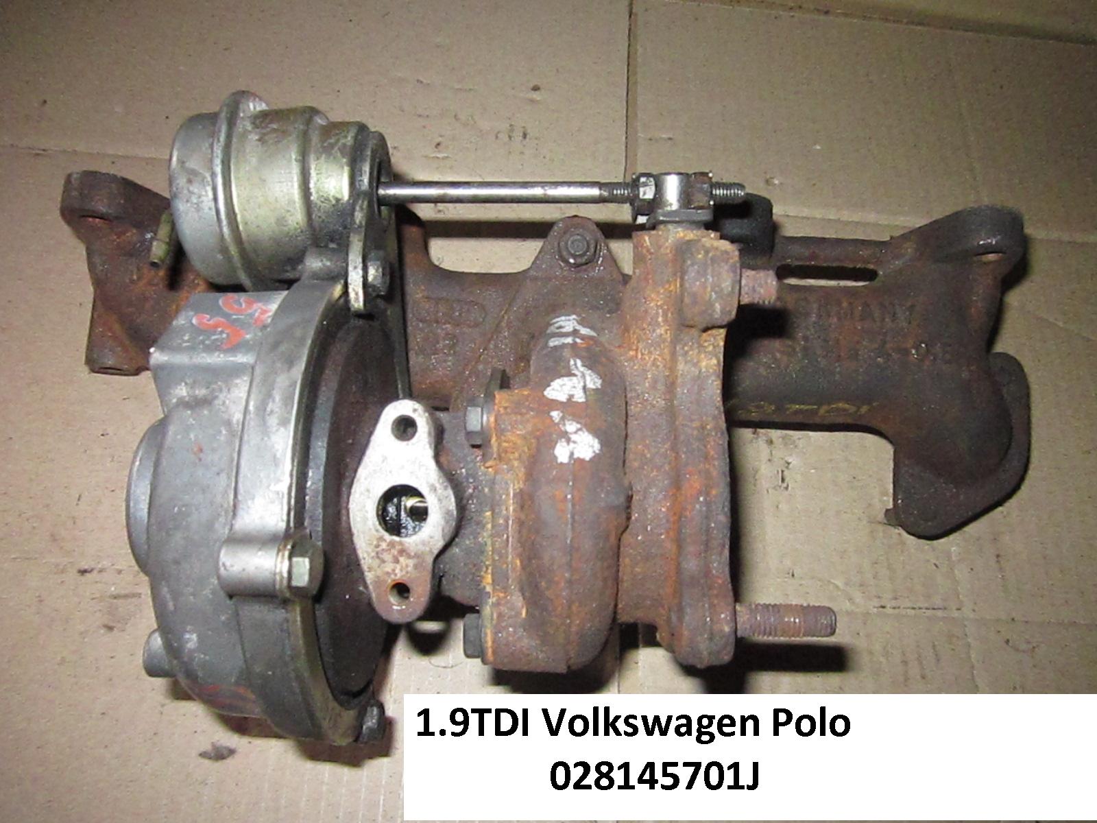 Турбина 1.9TDI VOLKSWAGEN POLO 94-02 (ФОЛЬКСВАГЕН ПОЛО) (028145701J)