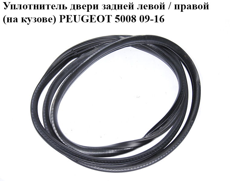 Уплотнитель двери задней левой / правой (на кузове) PEUGEOT 5008 09-16 (ПЕЖО 5008) (9025V5, 9676801080)