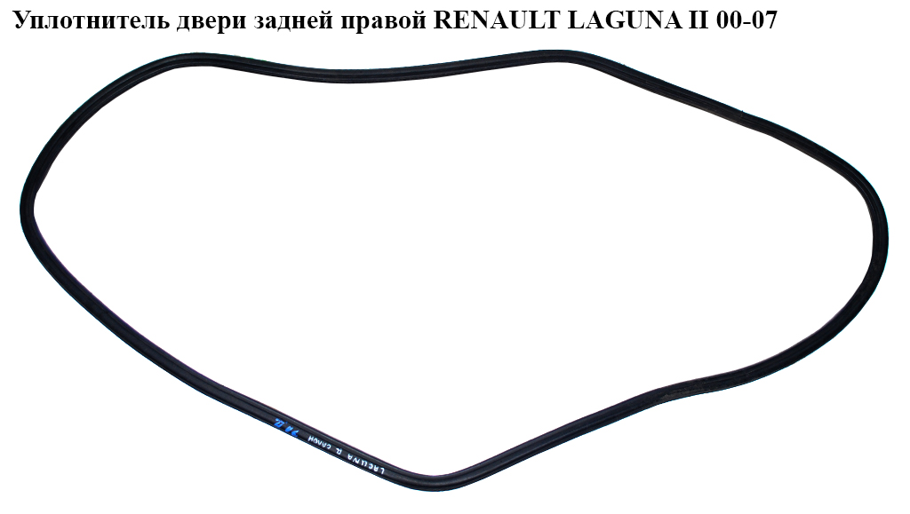 Уплотнитель двери задней правой RENAULT LAGUNA II 00-07 (РЕНО ЛАГУНА) (8200000807, 8200440770)