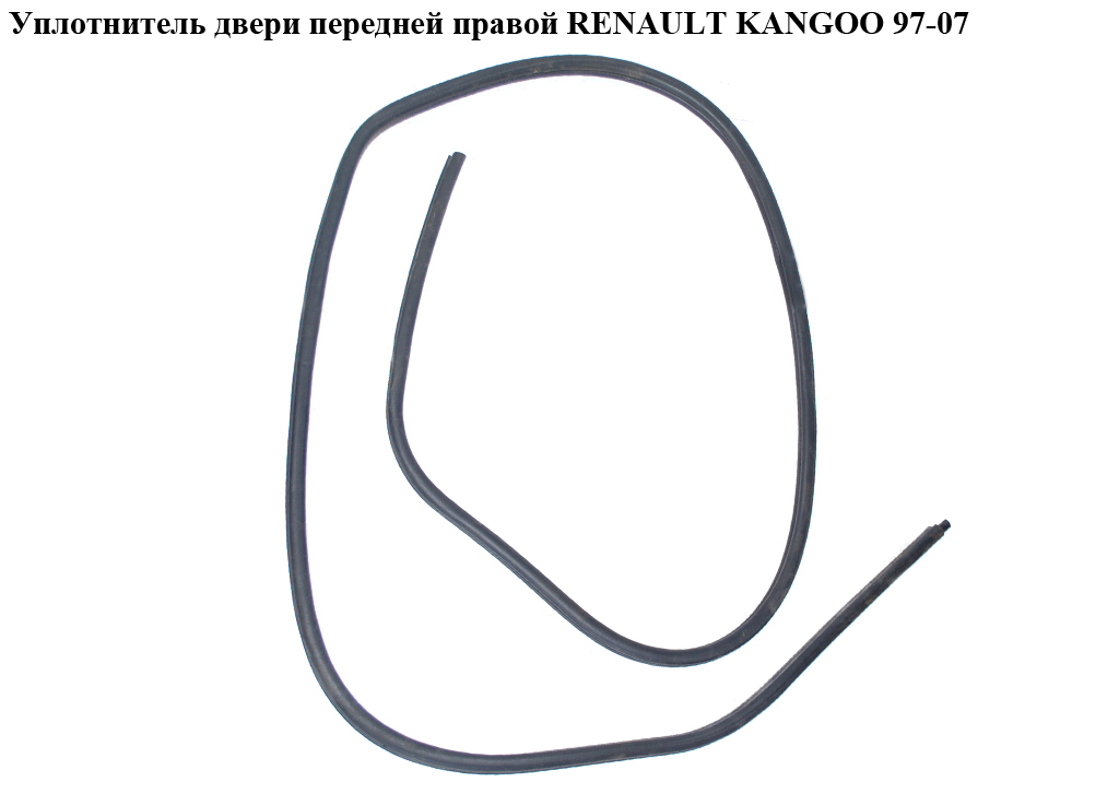 Ущільнювач дверей передніх правих RENAULT KANGOO 97-07 (РЕНО КАНГО) (8200207319, 7701044444)