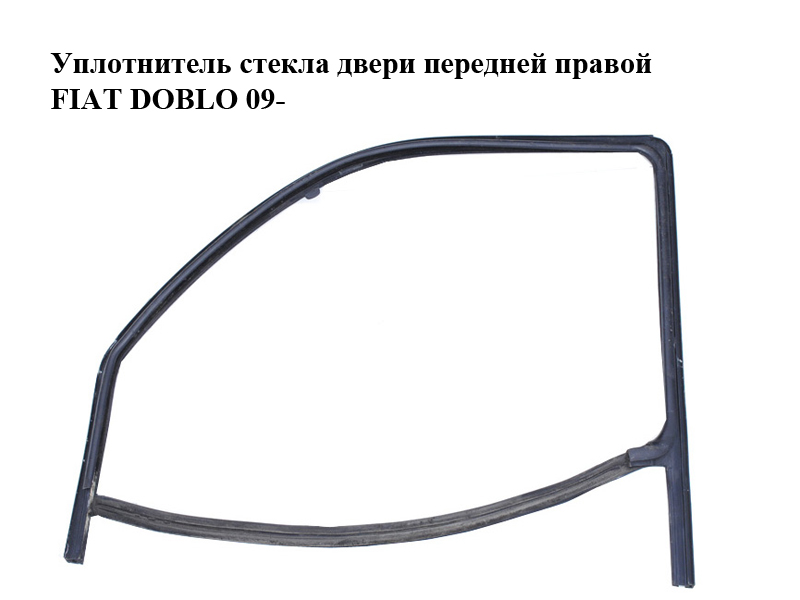 Уплотнитель стекла двери передней правой FIAT DOBLO 09- (ФИАТ ДОБЛО) (51810469)