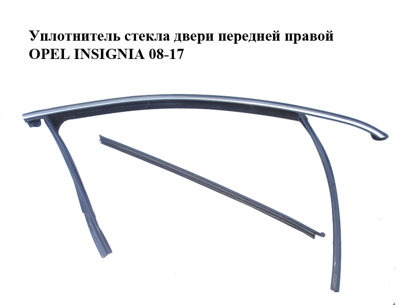 Ущільнювач скла двері передньої правої OPEL INSIGNIA 08-17 (ОПЕЛЬ ИНСИГНИЯ) (13228087, 13228100)