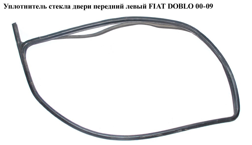 Ущільнювач скла двері передній лівий FIAT DOBLO 00-09 (ФИАТ ДОБЛО) (51883273)