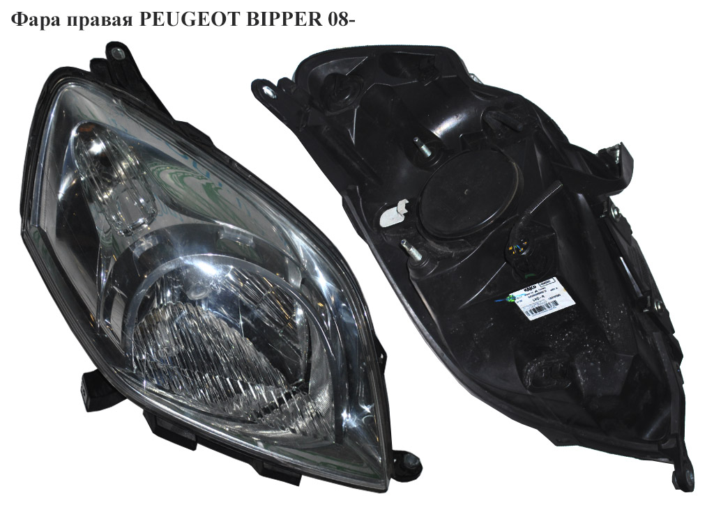 Фара права PEUGEOT BIPPER 08-(ПЕЖО БІППЕР) (1353197080)