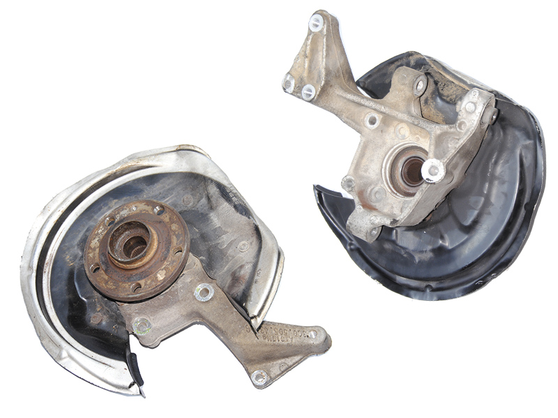 Цапфа задняя левая со ступицей под ABS 4Matic VOLKSWAGEN PASSAT B7 10-15 (ФОЛЬКСВАГЕН ПАСCАТ B7) (3C0505435G, 8J0598625, 5K0498621)