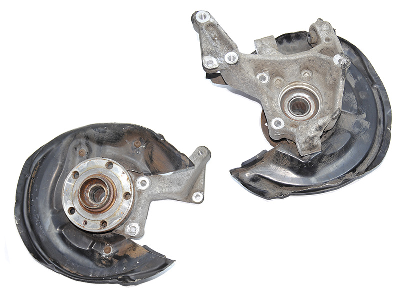 Цапфа задняя левая со ступицей под ABS 4Motion VOLKSWAGEN TIGUAN 07-17 (ФОЛЬКСВАГЕН ТИГУАН) (3C0505435G, 8J0598625, 5K0498621)