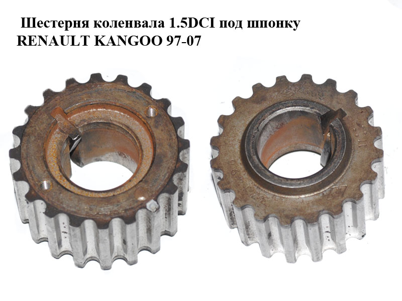 Шестерня коленвала 1.5DCI под шпонку RENAULT KANGOO 97-07 (РЕНО КАНГО) (8200371496)