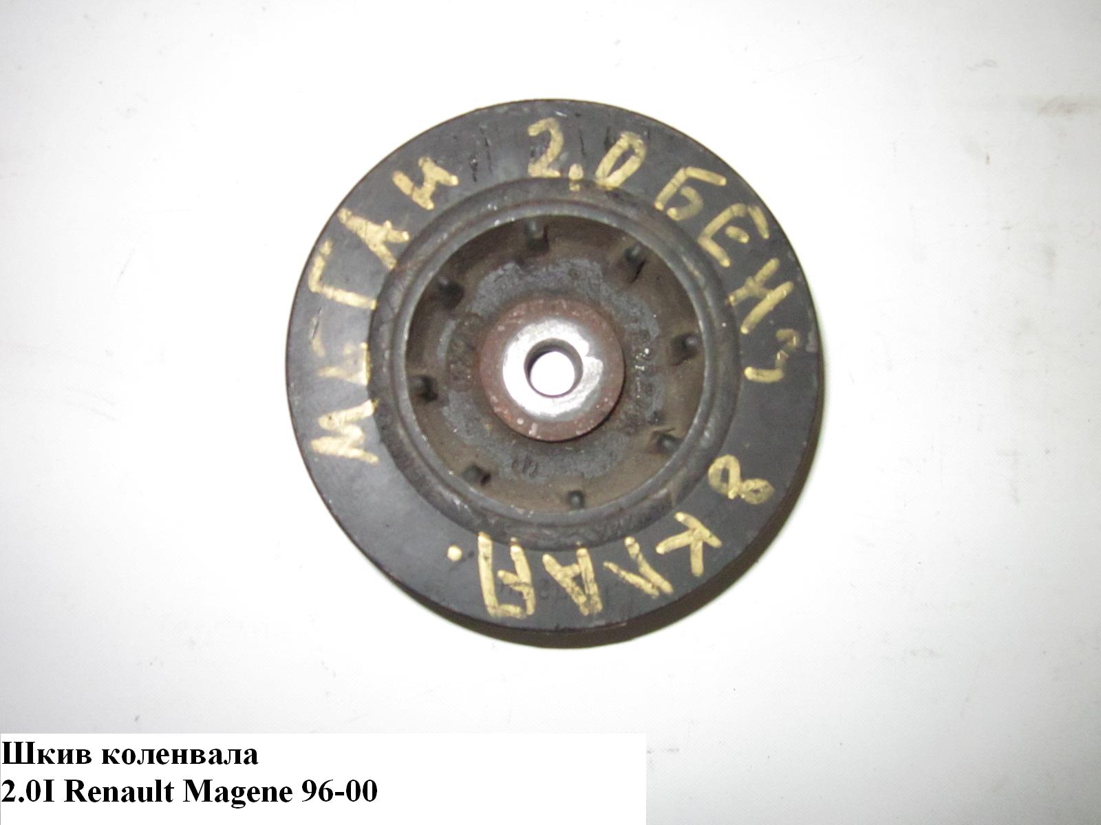 Шкив коленвала 2.0i 6 руч. RENAULT MEGANE 95-03 (РЕНО МЕГАН) (E6R0016BTA, 8200458960, DPV1069, 4318300400, 171065, 2154010)
