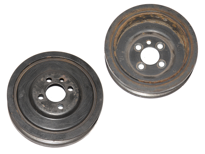 Шкив коленвала 1.9TDI 2.0TDI 6 ручейков VOLKSWAGEN PASSAT B6 05-10 (ФОЛЬКСВАГЕН ПАССАТ В6) (03G105243)
