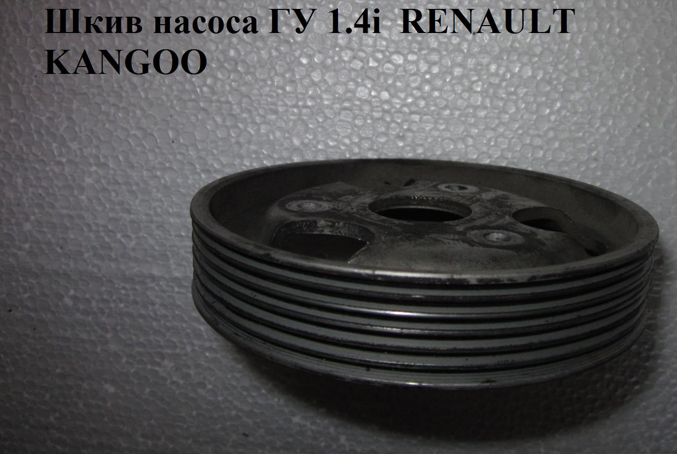 Шкив насоса ГУ 1.4i RENAULT KANGOO 97-07 (РЕНО КАНГО) (7700101192)